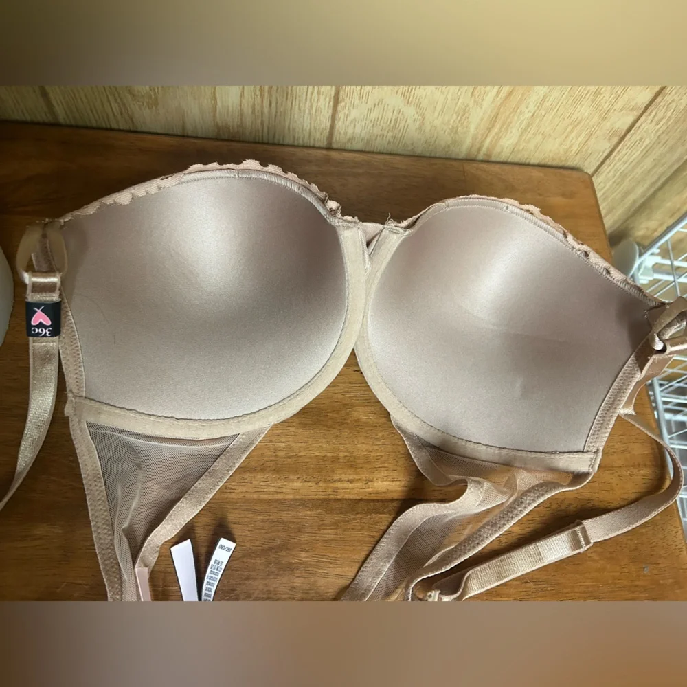 Victoria’s Secret Sexy Tee Marzipan Lace Push Up Bra Size 36C - Picture 7 of 9